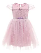 Allovin Toddler Girl Cap Sleeve Tulle Party Princess Dresses