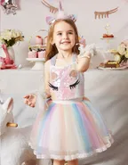 Allovin Two Pieces Set Unicorn Costume