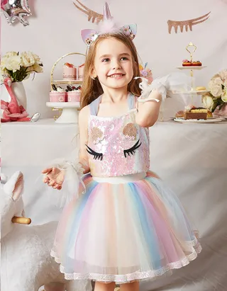 Allovin Two Pieces Set Unicorn Costume