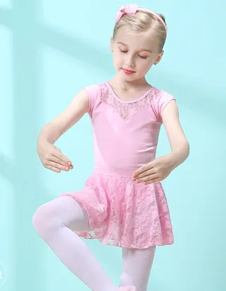 Allovin Lace Ballet Leotard Set