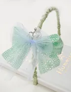 Allovin Lace Bow Decor Headband