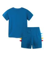 Allovin Toddler Boys Jersey T-Shirt & Pants Set