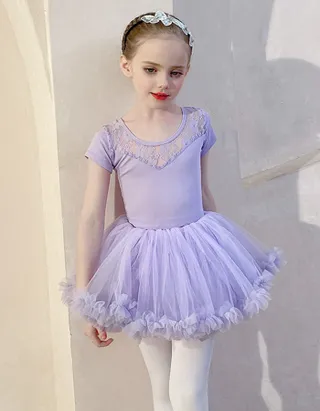 Allovin Lace Ballet Leotard Set