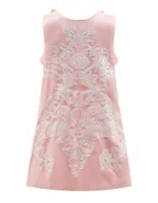 ALLOVIN Embroidery Shift Dress