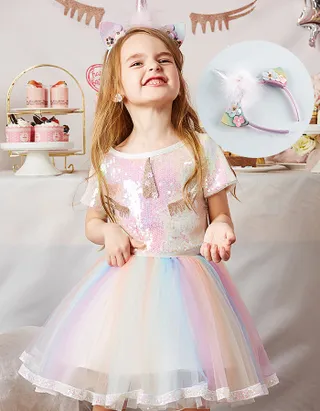 Allovin Two Pieces Set Unicorn Costume