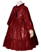 Allovin Toddler Girl A-line Long Sleeve Princess Sequin Tulle Dress for Party