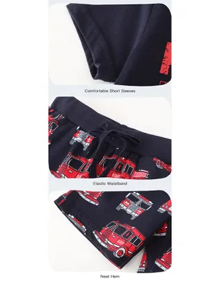 Toddler Boys Supersoft Car Ptinted Jersey T-Shirt & Pants Set