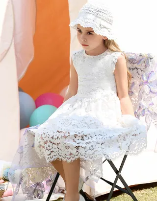 Allovin Baby Bonnet Summer Sweet Toddler Cap Lace