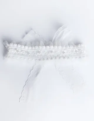 Allovin Lace Tie-Back Headband