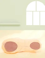 Allovin Girls Canvas Split Sole Ballet Shoes