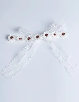 Allovin Lace Tie-Back Headband