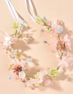 Allovin Floral Princess Headpiece Pearls Tiara