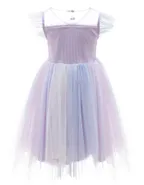 ALLOVIN Flower Sequin jersey Dress