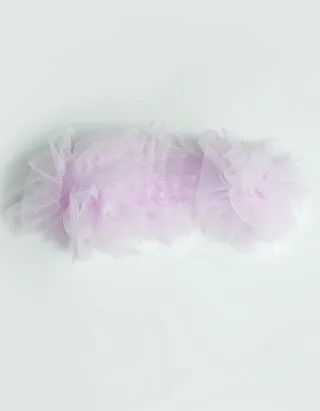 Allovin Girl Fancy Tulle Ruffle Cape