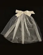 Allovin Girls White Double Layer Veil