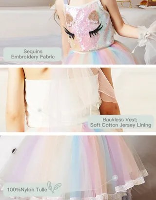 Allovin Two Pieces Set Unicorn Costume