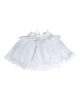 Allovin Lace Trim Tulle Cape Fairy Costume