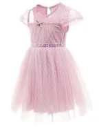 Allovin Toddler Girl Cap Sleeve Tulle Party Princess Dresses