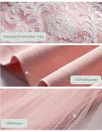 ALLOVIN Embroidery Shift Dress