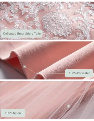 ALLOVIN Embroidery Shift Dress