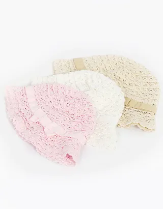 Allovin Baby Bonnet Summer Sweet Toddler Cap Lace