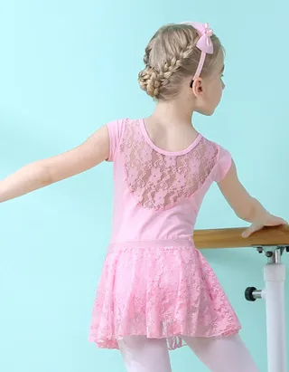 Allovin Lace Ballet Leotard Set