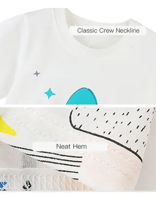 Allovin Toddler Boys Supersoft Jersey T-Shirt & Pants Set