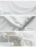 Toddler Girl Short Sleeve Summer Casual White Dress