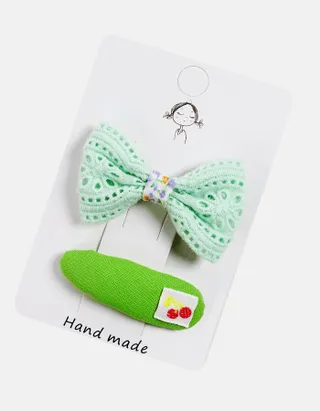 Allovin Toddler Girls Bow Hairpin 5 Pcs