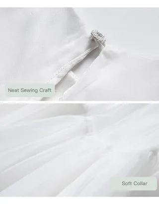 Toddler Girl Sleeveless Summer Tulle Birthday Casual Dress