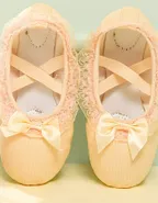 Allovin Girls Canvas Split Sole Ballet Shoes