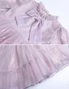 Allovin Toddler Girl A-line Long Sleeve Princess Sequin Tulle Dress for Party
