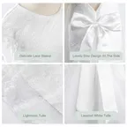 ALLOVIN Bow Back Trapeze Dress