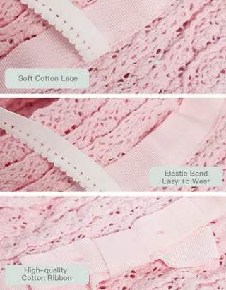 Allovin Baby Bonnet Summer Sweet Toddler Cap Lace