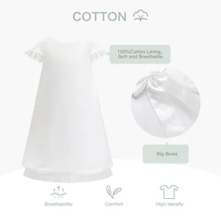 ALLOVIN Bow Back Trapeze Dress