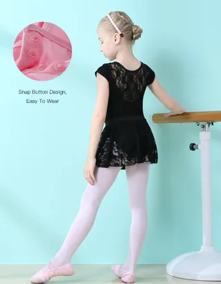 Allovin Lace Ballet Leotard Set
