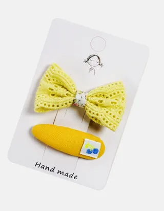 Allovin Toddler Girls Bow Hairpin 5 Pcs