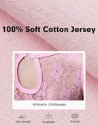 Allovin Long Sleeve Tutu Lace Ballet Leotard Dance Dress