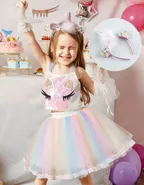 Allovin Two Pieces Set Unicorn Costume