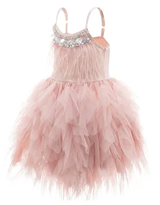 ALLOVIN Swan Tutu Dress