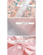 ALLOVIN Sequins Tulle Party Dress