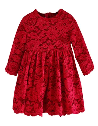 ALLOVIN Vintage A-Line Lace Dress