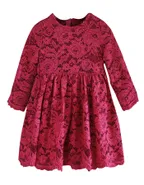 ALLOVIN Vintage A-Line Lace Dress