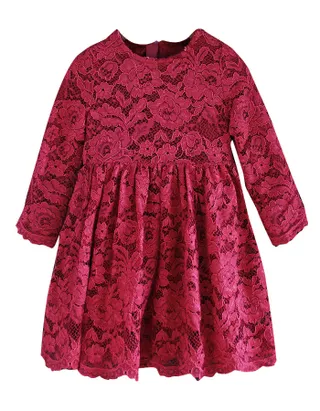 ALLOVIN Vintage A-Line Lace Dress