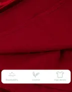 ALLOVIN Smocked Velvet Dress