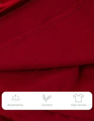 ALLOVIN Smocked Velvet Dress