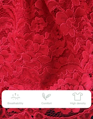 ALLOVIN Vintage A-Line Lace Dress