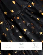 ALLOVIN Sparkly Stars Tutu Skirt