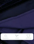 ALLOVIN Smocked Velvet Dress