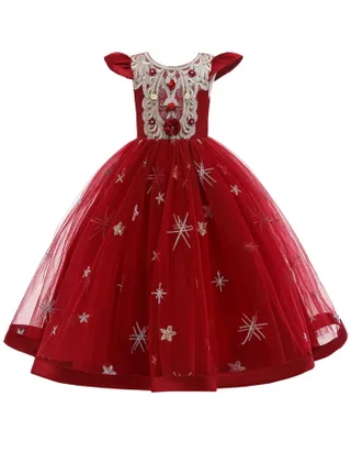 ALLOVIN Sequins Tulle Party Dress